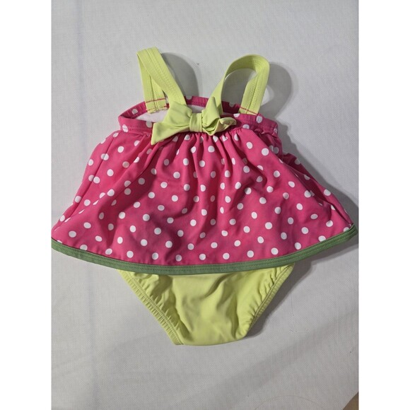 Gymboree One Piece Baby Girl Flower Swimsuit. Size 6-12 months. - Picture 3 of 4